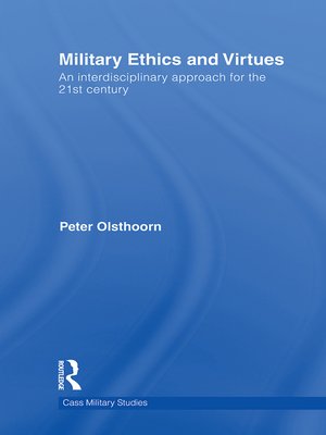 cover image of Military Ethics and Virtues